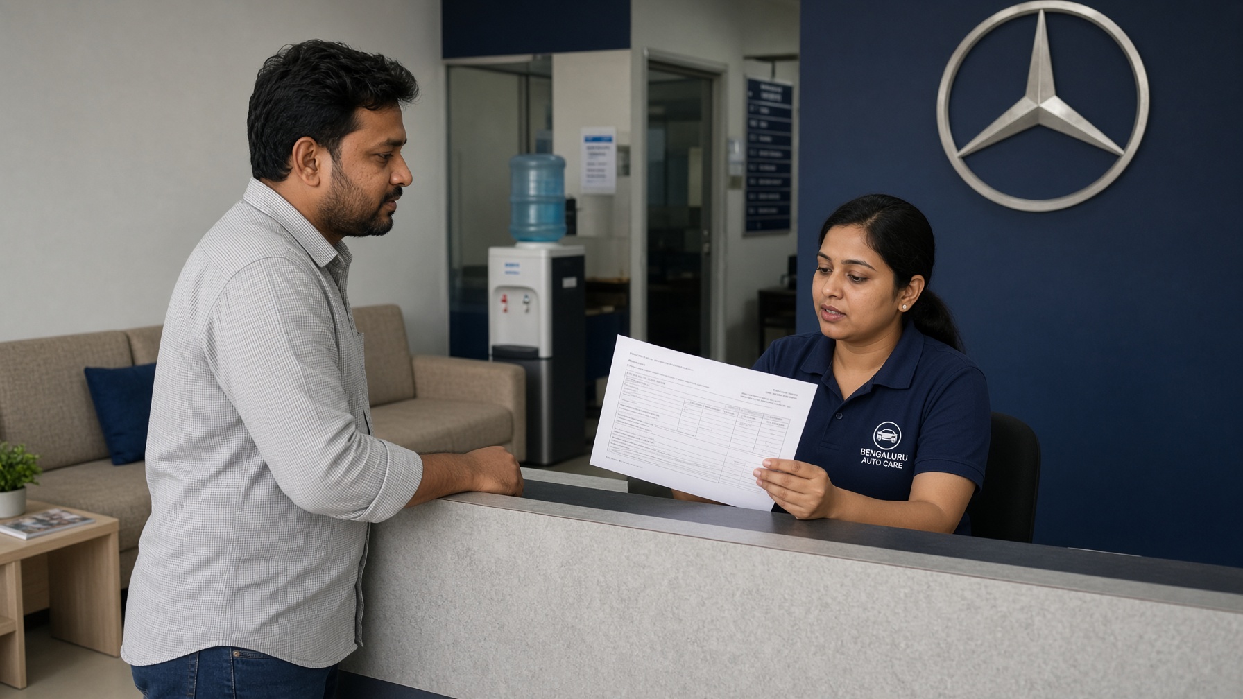 Customer consultation at KARZ 360