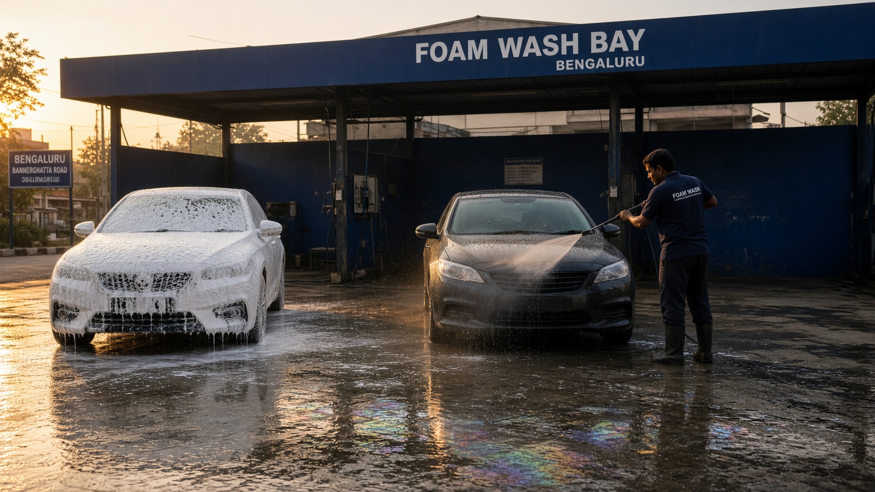 Foam wash at KARZ 360