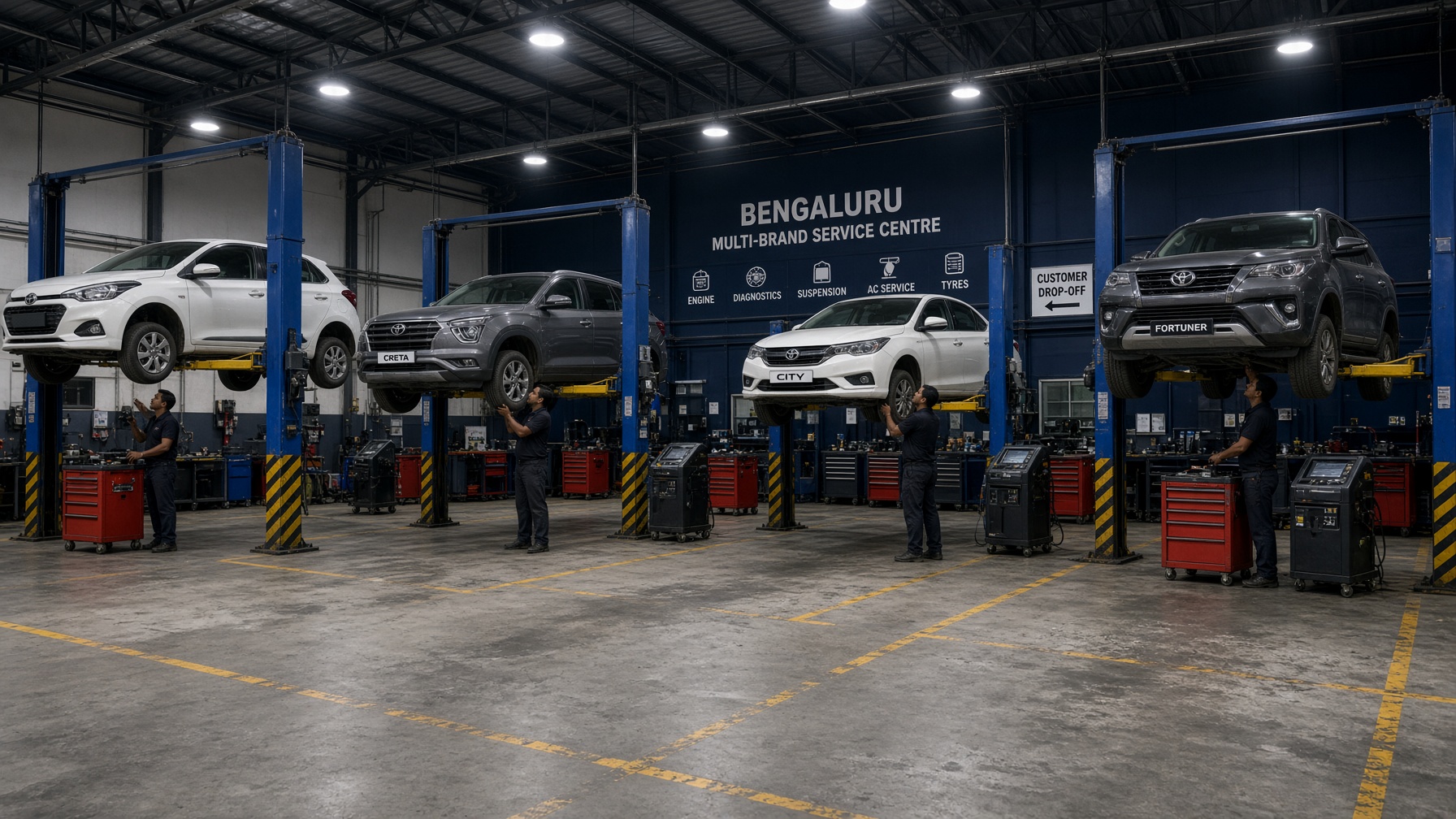 Inside the KARZ 360 workshop